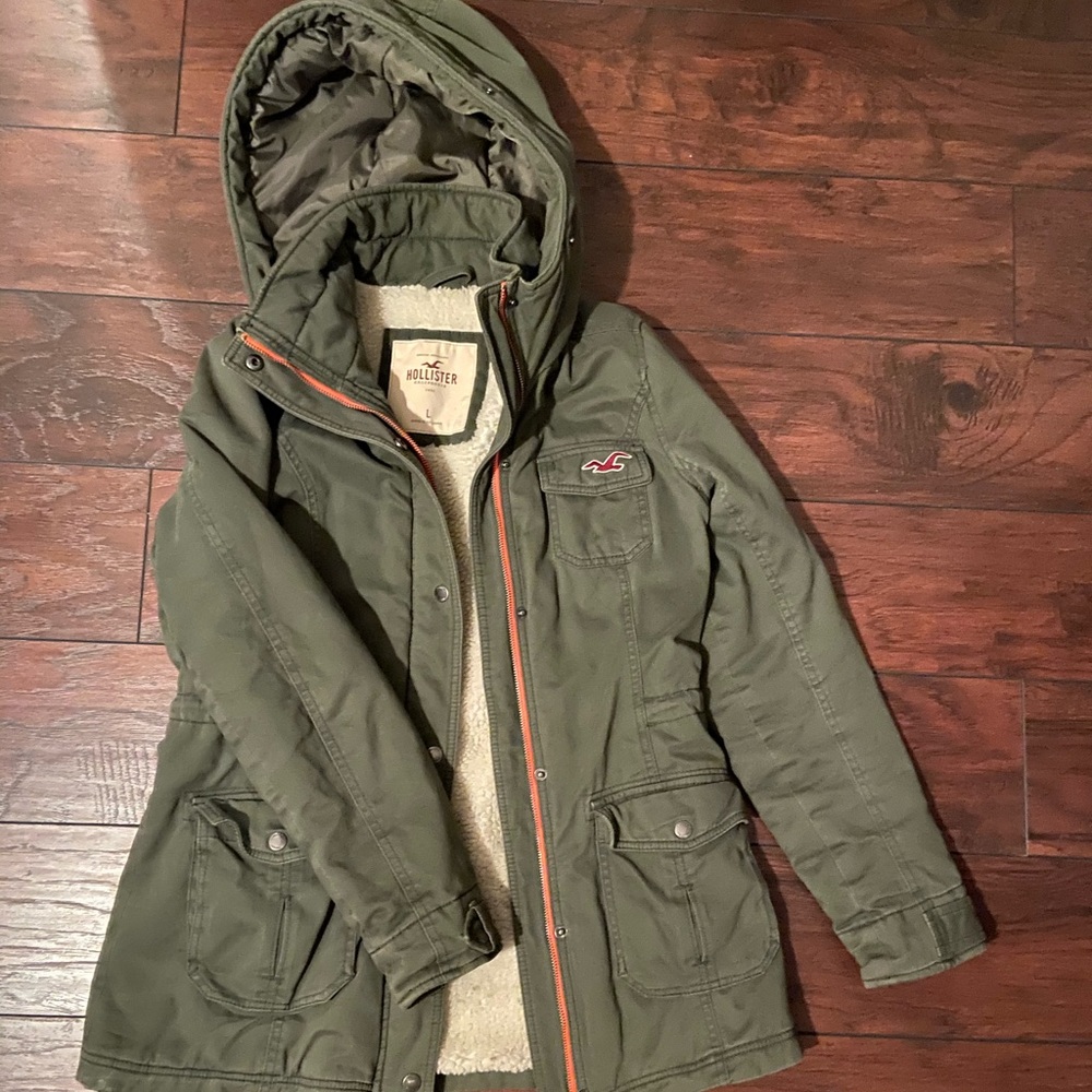 Green Hollister Jacket